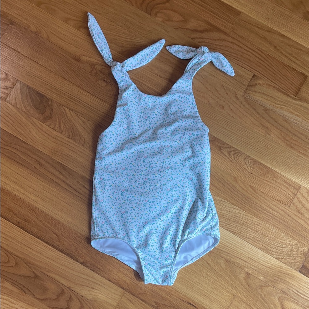 Minnow Swim Girls Floral Swimsuit One Piece